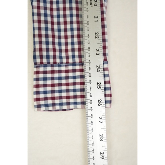 J‎ Crew Button Down Slim Shirt Men Large Plaid Long Sleeve %100 Cotton - Picture 9 of 9